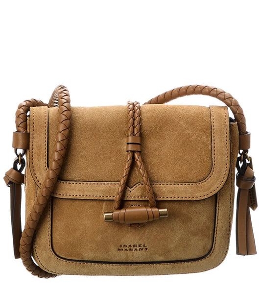 Vigo Flap Suede Shoulder Bag