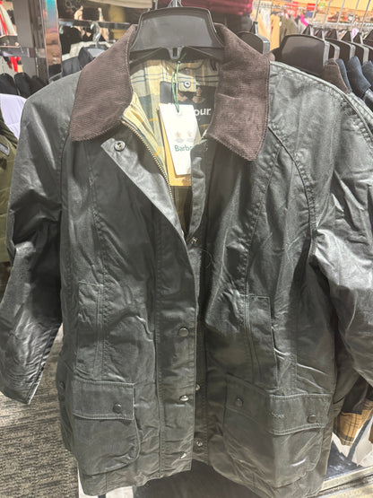 Barbour Beadnell Wax Jacket Sage