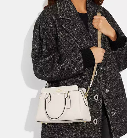 Mini Darcie Carryall Bag With Signature Canvas Detail