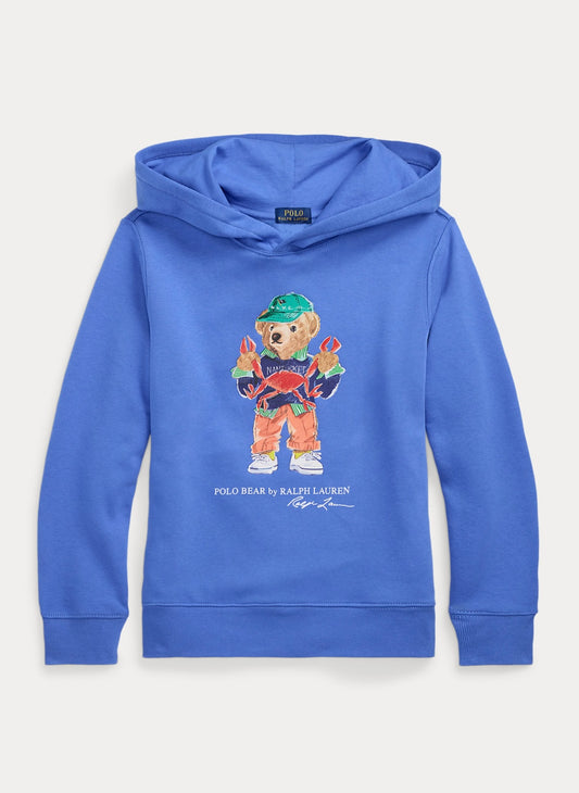 Ayıcıklı kapüşonlu sweatshirt genç erkek
