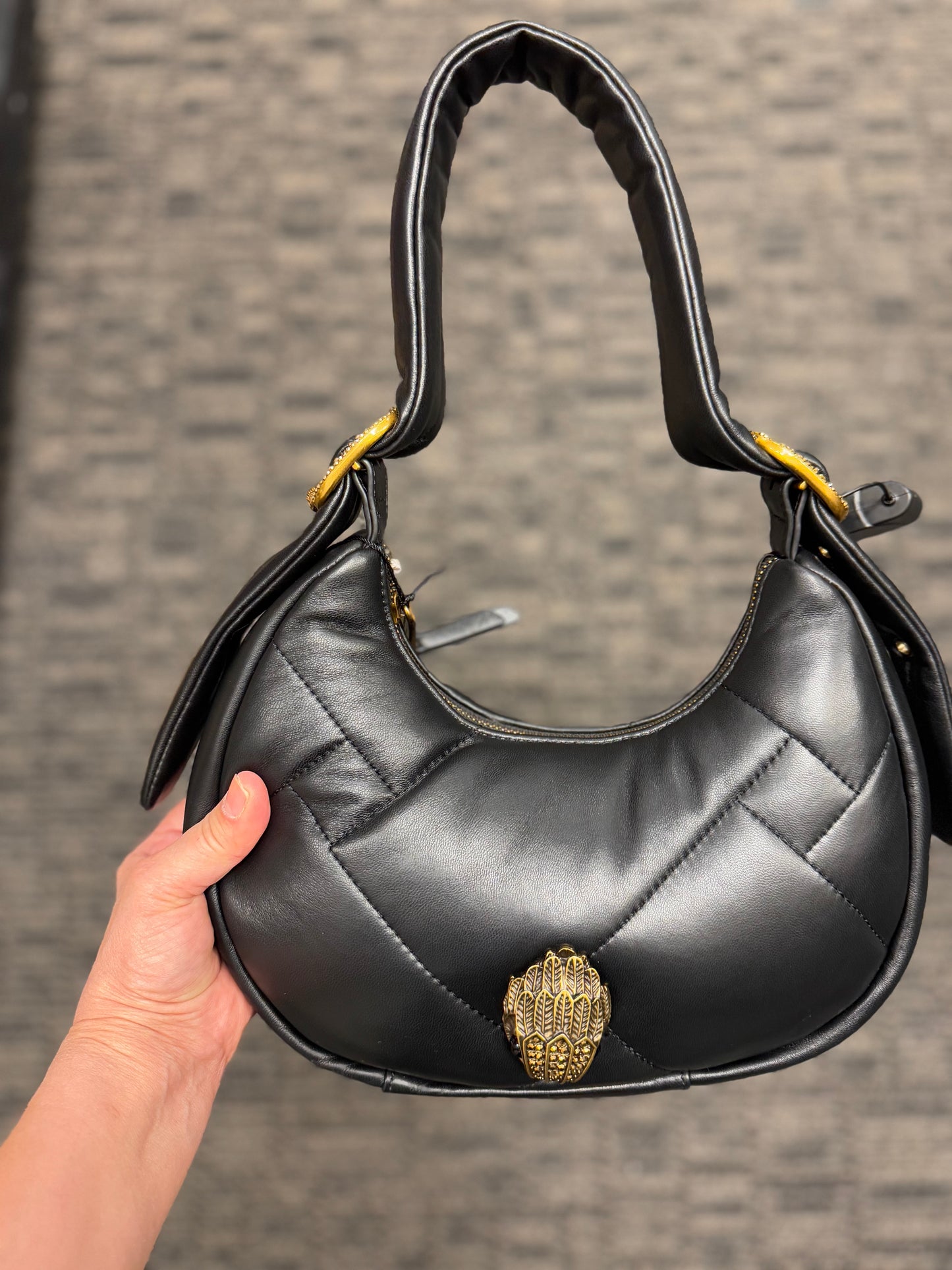 Kensington Puff quilted/siyah