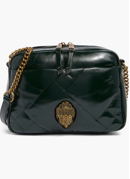 Kurt Geiger small kensington camera bag/Open Green