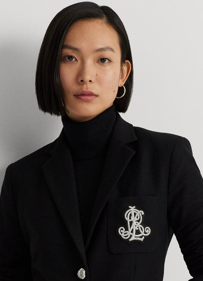 Ralph Lauren Siyah blazer ceket siyah/gümüş detaylı
