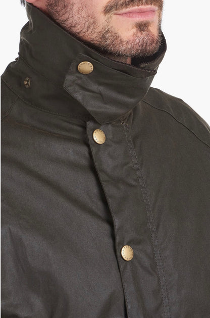 Men Ashby waxed Jacket /Olive color