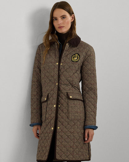 Women's Collared Quilted Coat