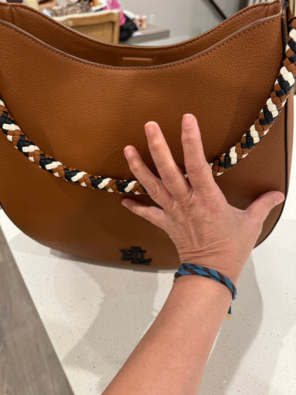 Ralph Lauren deri çanta omuz& crossbody
