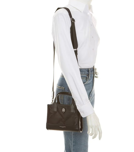Micro Recycled Nylon Square Shopper Tote Bag