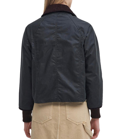 Beadnell Crop waxed cotton Jacket