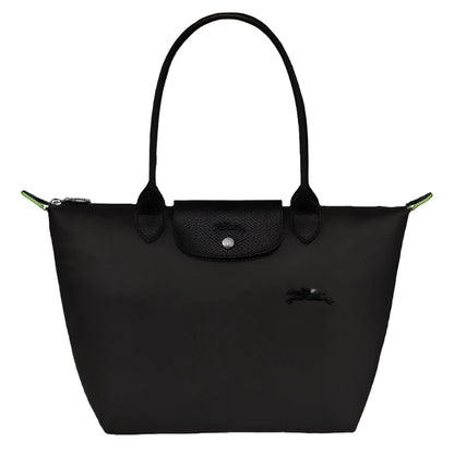 LE PLIAGE GREEN M TOTE BAG BLACK