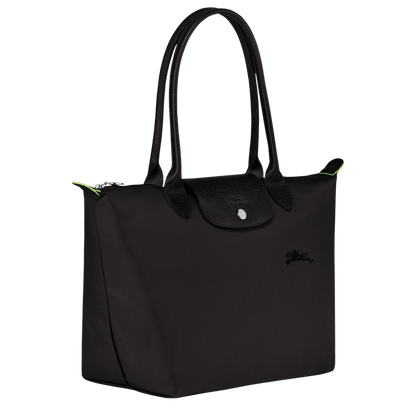 LE PLIAGE GREEN M TOTE BAG BLACK
