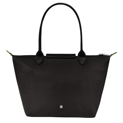 LE PLIAGE GREEN M TOTE BAG BLACK
