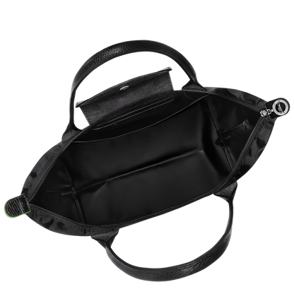 LE PLIAGE GREEN M TOTE BAG BLACK