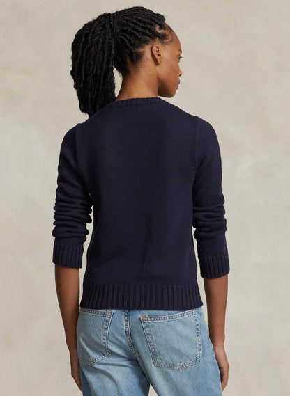 Genç bölümü Ralph Lauren bayraklı kazak